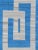 Abstract Modern Kilim Rug by Keivan Woven Arts, Cobalt Blue & Gray, 8'3" X 11" For Sale - Image 3 of 12