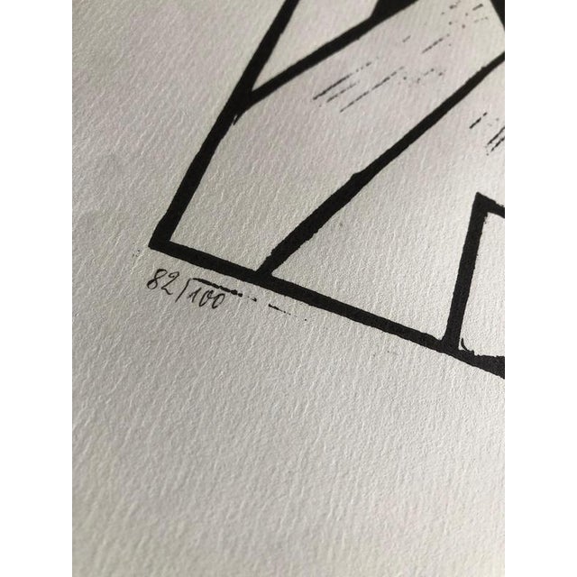 Thilo Maatsch, Berge, 1920, Woodcut For Sale - Image 3 of 6