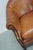 Brown Vintage Dutch Cognac Colored Leather Club Chair For Sale - Image 8 of 16