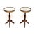 Antique French Marble Top Wine Tables, 1930, Set of 2 For Sale - Image 9 of 9