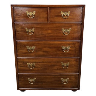 Late 20th Century Henredon Asian Chinoiserie Style Chest of Drawers For Sale