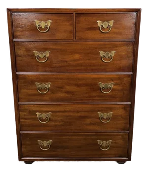 Late 20th Century Henredon Asian Chinoiserie Style Chest of Drawers