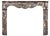 18th Century Louis XVI Fireplace Mantel in Rouge Royal Marble For Sale