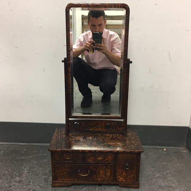 Antique Japanese Geisha Tansu Kyodai Vanity With Mirror Chairish