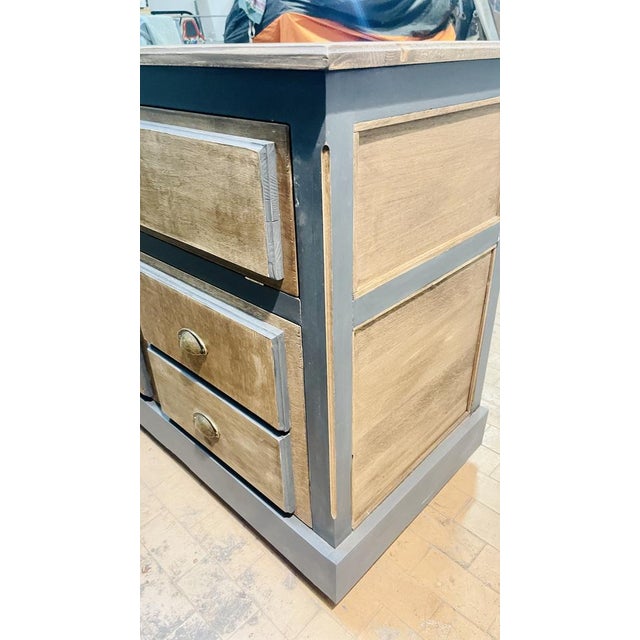 Vintage Counter in Wood, 1960s For Sale - Image 11 of 17