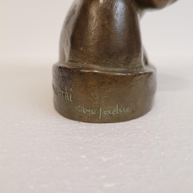 Marie-Anne Crannrey Franceschi, Bust of a Boy, Early 20th Century, Bronze For Sale - Image 18 of 18
