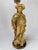 Vintage Claridge Shops figural table lamp featuring an elegantly dressed 18th-century-style gentleman in a wide-brimmed...