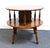 Mid 20th Century Heywood Wakefield Solid Maple Early American Colonial 28" Tiered Round Drum Accent End Table 1476 - Cinnamon Finish For Sale - Image 5 of 11