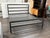 Minimalism California King Room & Board Parsons Bed Frame, Natural Steel For Sale - Image 3 of 12