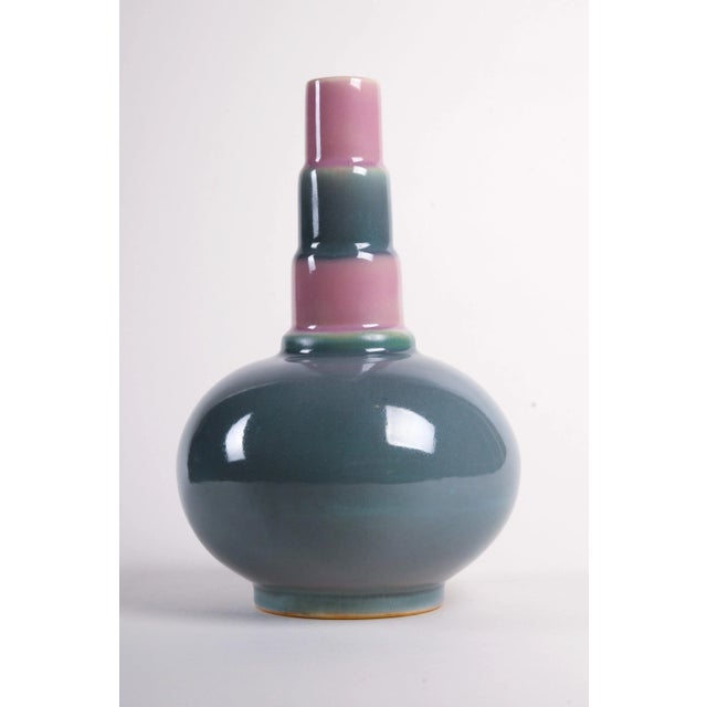 Roseville Futura "The Bottle" Vase, American Art Pottery For Sale - Image 10 of 10