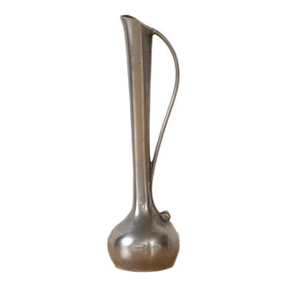 1930s French Silver Bud Vase For Sale
