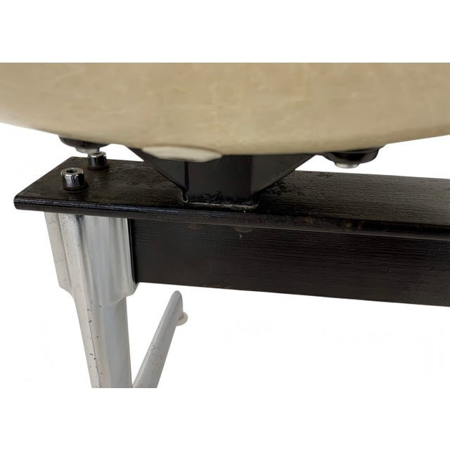 Tandem Bench in Fiberglas with Naugahyde Leather Seat by Charles & Ray Eames for Herman Miller, 1960s For Sale - Image 16 of 18