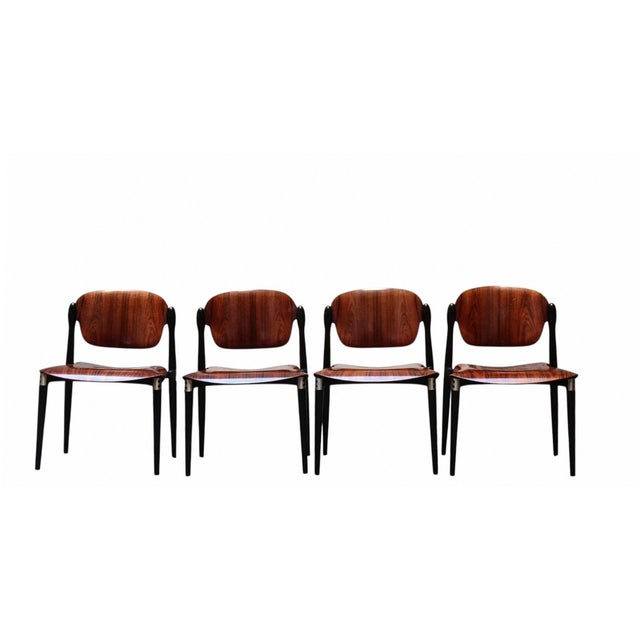 S83 Dining Chairs by Eugenio Gerli for Tecno, Italy, 1960s, Set of 4 For Sale - Image 12 of 12