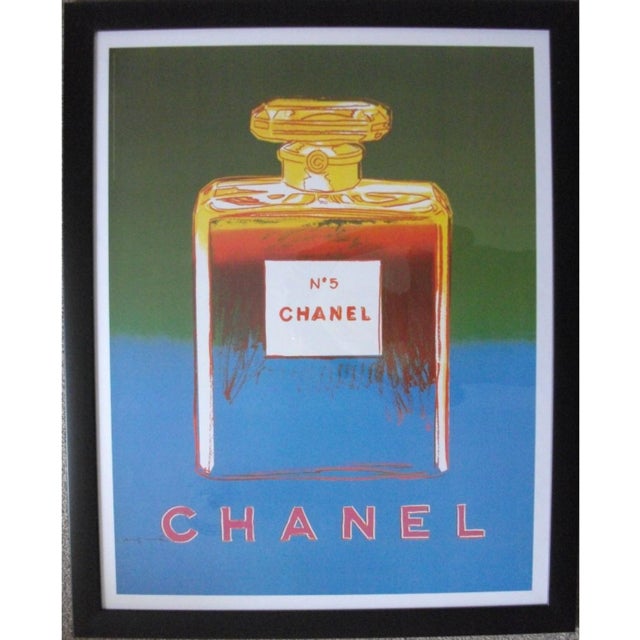 Andy Warhol 1990s Andy Warhol Chanel Bottle 1997 Large 47x66 Linen Backed Prints Set 4 For Sale - Image 4 of 4