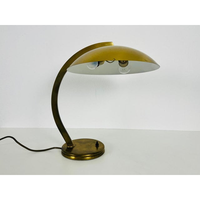 Brass Table Lamp from Hillebrand Leuchten, 1960s, Germany For Sale - Image 4 of 14