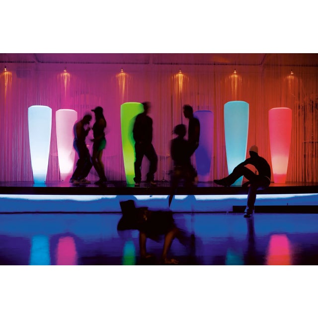 Ivory Indoor/Outdoor Obice Big Lamp in LDPE RGB Light Kit by Giorgio Tesi for VGnewtrend For Sale - Image 8 of 10