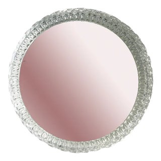 Large Vintage Mirror Lamp from Glashütte Limburg For Sale