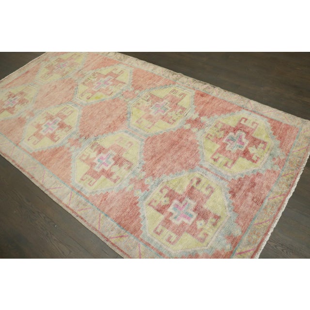 Vintage Turkish Anatolian Rug 5'2'' X 9'10' For Sale - Image 4 of 8