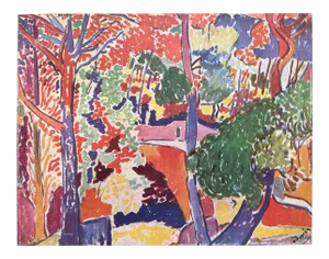 Andre Derain Vintage 1948 Fauvism Limited Edition French Fine Art Lithograph Print " Paysage " 1907