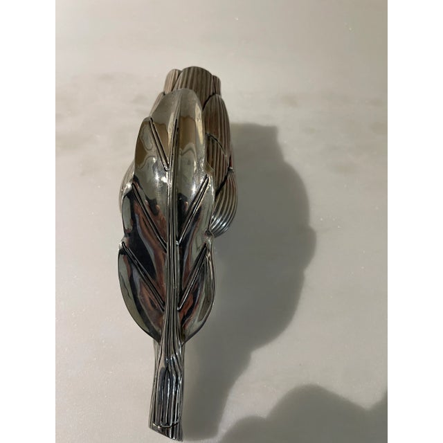 Silver Late 20th Century Silverplate Salt and Pepper Shakers in the Form of Artichokes- A Pair For Sale - Image 8 of 12