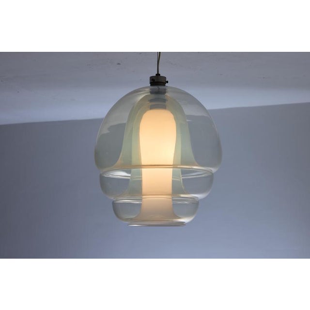 Vintage LS134 Pendant Light by Carlo Nason for Mazzega, 1974, in Flawless conditions. Designed 1970 to 1979 I have...