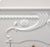 A Classic European Baroque-Style White Embossed Storage Cabinet/Bathroom Vanity Base. For Sale - Image 9 of 14