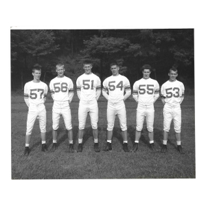 1960s High School Football Team Photograph