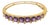 Late 19th Century Victorian 14k Gold Amethyst & Diamond Hinged Bangle Bracelet For Sale