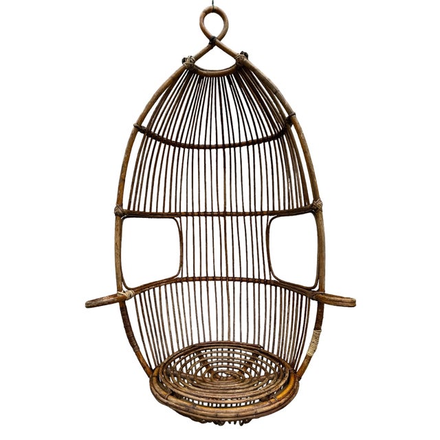 Enhance your interior or exterior with this charming vintage hanging chair made by Fratelli Castano in Italy in the 1950s....