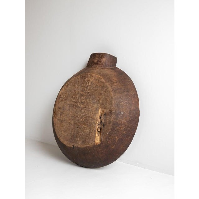 Wood Early 20th Century Japanese Katakuch Wood Bowl / Mingei Wabisabi For Sale - Image 7 of 12