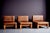 Brutalist Modular Lounge Chairs in Oak and Leather, Germany, 1970s, Set of 3 For Sale - Image 3 of 10