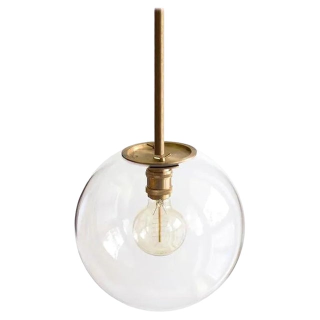 Emiter Brass Hanging Lamp by Jan Garncarek For Sale