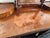 Brown Antique Burr Walnut English Regency Pedestal Dressing Table For Sale - Image 8 of 9