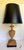 Vintage Neoclassical Whitewashed Carved Wood Urn Table Lamp With Black Shade For Sale - Image 10 of 11
