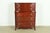 Federal Inlaid Mahogany Bow Front Highboy Dresser by National Furniture, Circa 1960s For Sale - Image 14 of 14