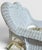 Vintage Palm Beach Regency White Wicker Camelback Settee Loveseat For Sale - Image 11 of 18