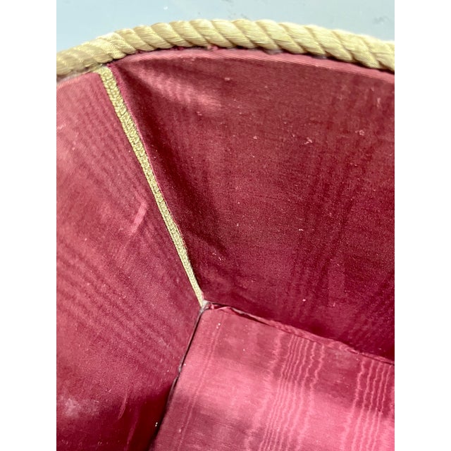 Vintage Italian Hollywood Regency Pink Velvet Magazine Book Holder For Sale - Image 14 of 17
