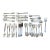 Robert Welch Svenska Korea Stainless Steel Forks Knives Spoons Flatware - 32 Piece For Sale