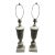 Vintage White Column Lamps From the Biltmore Hotel - A Pair For Sale