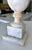 Large Pair Italian Column Neoclassical Alabaster Table Lamps For Sale - Image 11 of 16