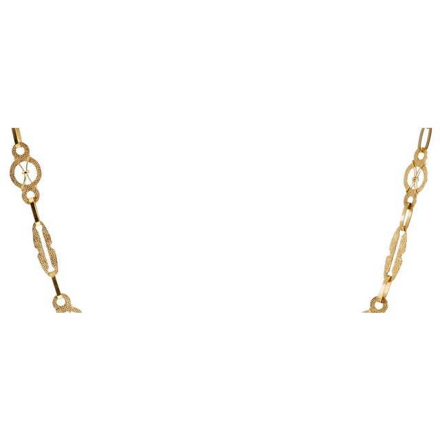 19.2 Karat Gold Necklace For Sale - Image 4 of 8