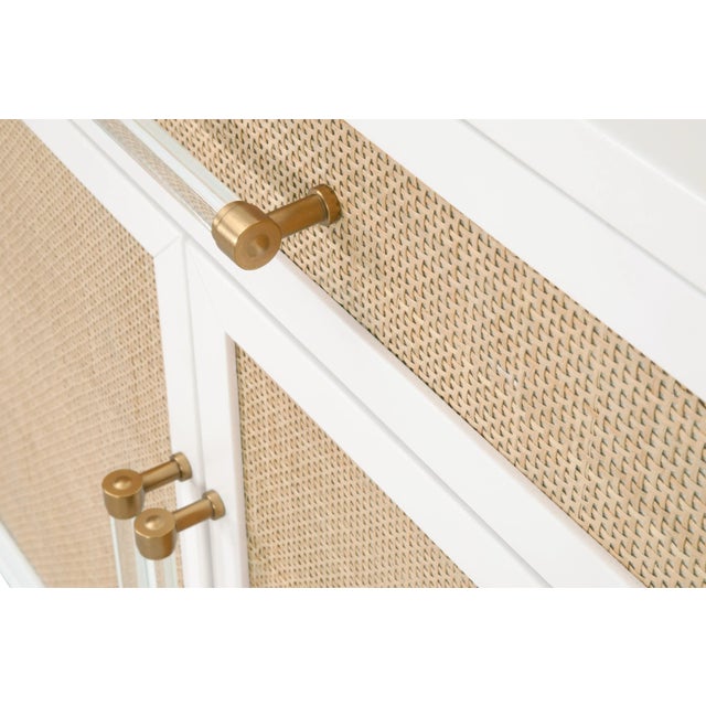 Holland Rattan 1-Drawer 2-Door Chest For Sale - Image 4 of 9