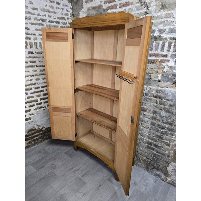 Art Deco Wardrobe, 1920s For Sale - Image 11 of 15