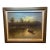 Late 20th Century Original Oil/Acrylic Painting Two Boats in the Moonlight, F. Raquel Moncayo Framed For Sale