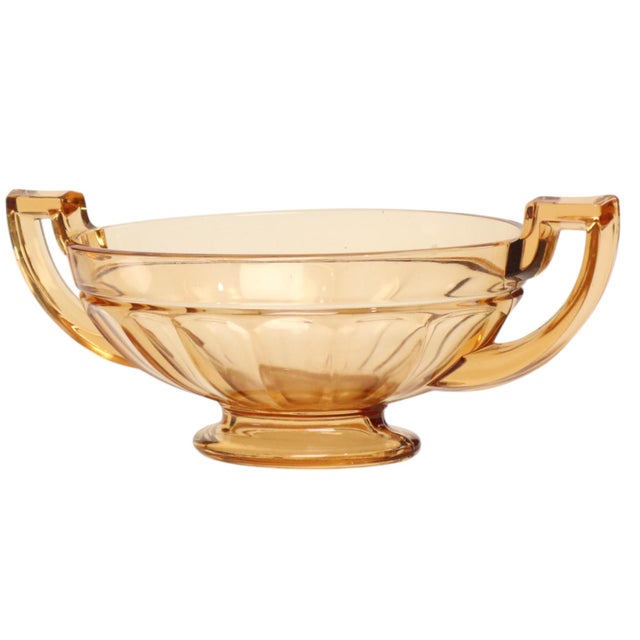 Art Deco Noémie Oval Fruit Bowl from Val Saint Lambert, 1930s For Sale - Image 4 of 12