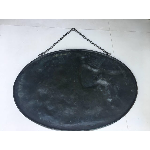 This very fine carved relief panel was sculpted by Grau Foundry, Spanish master of bas relief. Medallic work and finely-...