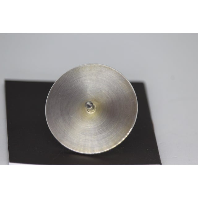 Sterling Silver Spinning Top Office Desk Decor For Sale - Image 11 of 18