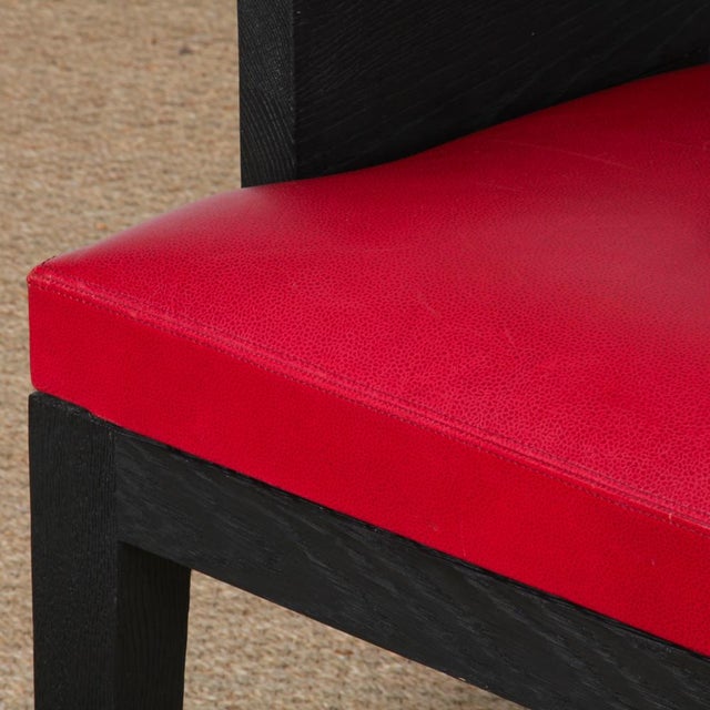Stall Model Armchair in Leather by Christian Liaigre, 1990 For Sale - Image 3 of 7