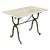 French 19th Century Marble & Cast Iron Bistro Table For Sale - Image 12 of 12