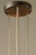 Glass Swedish Glass and Brass Pendant Light by Axel Annell, 1960s For Sale - Image 7 of 8